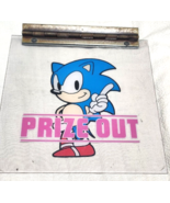 Sega Sonic the Hedgehog UFO Catcher Prize Out acrylic door flap Japan ar... - £183.61 GBP