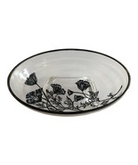 Vintage 1950s Silver Overlay Oval Bowl – Floral Design, Aged Patina, Tin... - $432.68 MXN