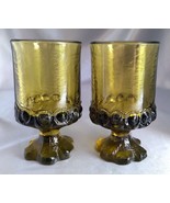 Lot (2) Vintage Tiffin Franciscan Madeira Green Footed Pedestal Wine Gob... - $19.90 CAD