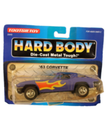 63 Corvette Hard Body Tootsie Toy Purple with Flames NOS 1:43 - $23.13 CAD