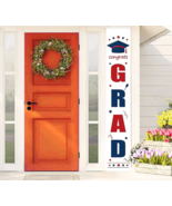 Graduation Banner &#39;Congrats Grad&#39; Porch Sign Banner - $13.56 CAD