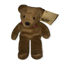 Russ Berrie LUV PETS - TIDBIT THE BROWN BEAR Beanbag Stuffed Plush Toy 8&quot; - £5.27 GBP