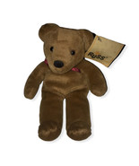 Russ Berrie LUV PETS - TIDBIT THE BROWN BEAR Beanbag Stuffed Plush Toy 8&quot; - £5.25 GBP