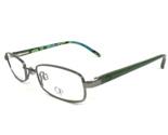 OP Ocean Pacific Eyeglasses Frames OP 813 GUNMETAL Green Silver Fish 44-... - $41.88