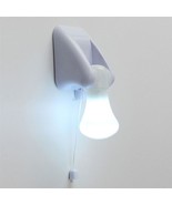 6pc/pk Portable LED Bulb Closet Lamp Night Light Battery Operated Self A... - £31.38 GBP