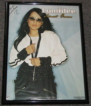 Lumidee Signed Framed 18x24 Poster Photo Almost Famous - £86.03 GBP