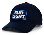Bud Light Leisure Adjustable Hook-and-Loop Hat Navy/Blue - £15.29 GBP