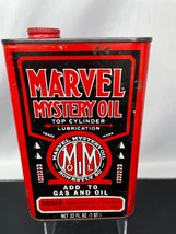 Vintage Marvel Mystery Oil Can One Quart Port Chester NY Advertising - £10.98 GBP