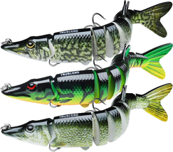 Fishing Lures for Freshwater and Saltwater, Lifelike Swimbait for Bass T... - £21.03 GBP