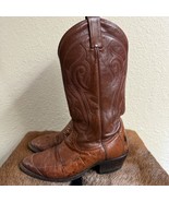 Tony Lama CZ906 Mens 9D Peanut Brittle 4-Piece Ostrich Cowboy Western Ma... - $139.00