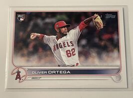 2022 Topps Series 2 Oliver Ortega RC - MLB Rookie - Los Angeles Angels C... - $1.86