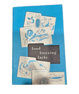 1954 cookbook FOOD FREEZING FACTS Edison Electric Institute RECIPES vege... - $9.85