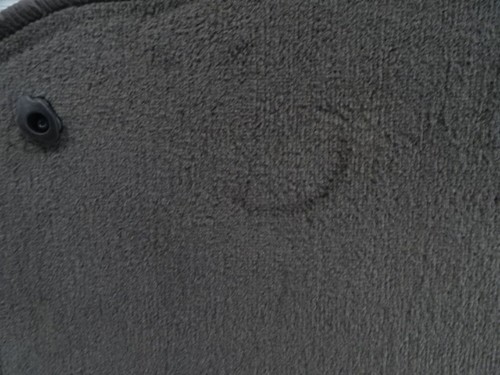 04 Mercedes R230 SL500 trunk carpet liner cover, center, gray Item image 3