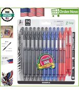 Elegant Z-Grip 24 Pack Ballpoint Pens with Soft Grip for Effortless Writing - $33.20 CAD