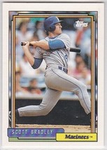 M) 1992 Topps Baseball Trading Card - Scott Bradley #608 - $1.97