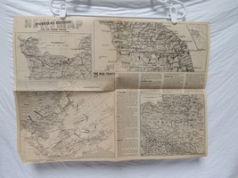 WW2 era NEWSMAP Overseas Edition Armed Forces July 17 1944 Map Po Valley... - £4.67 GBP