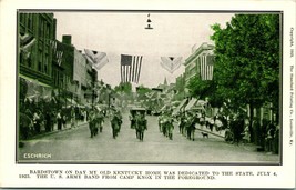 Vtg Postcard July 4, 1924 Bardstown KY on Old Kentucky Home Dedication Date UDB - £52.38 GBP