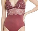 AUDEN ~ Size Small (S) ~ RED (Wine) ~ V-Neck ~ Babydoll ~ Bodysuit - $20.00