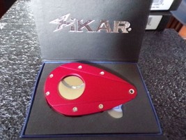 Xikar Xi-106 Red Cigar Cutter, Aluminum body, Double guillotine NIB - $85.00