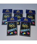 NEW 5 Packs Totally 80s Party Invitations Lot (8 Cards/Envelopes Per Pk)... - £23.75 GBP
