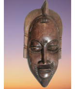 Antique Primitive African Tribal Art Baoule Ceremonial Mask Ivory Coast - €56,14 EUR