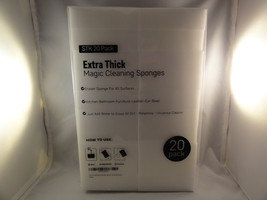 Magic Cleaning Sponges Eraser Sponge 20pk All Surfaces Kitchen Bathroom Leather - $17.99