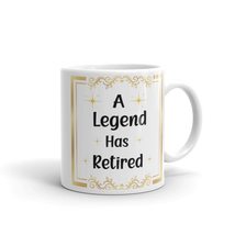 A Legend Has Retired Mug, Retirement Gift, Coworker Retired Gift, Dad Re... - £14.65 GBP
