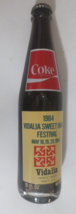 Coca-Cola Vidalia Sweet Onions Festival 1984 10oz Bottle - £5.87 GBP