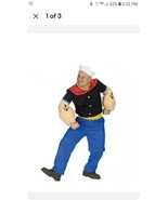 Mens Adult Deluxe Popeye The Sailor Man Muscle Arms Costume NEW Hallowee... - £31.59 GBP