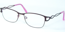 Laura M. LAU90098 Col. 1 Plum /ORCHID Eyeglasses Glasses Metal Frame 53-16-135mm - £45.71 GBP