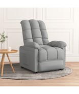 vidaXL Light Gray Adjustable Fabric Recliner Chair for Home Office Use - $5,698.95 MXN