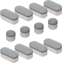 12 Pieces Universal Toilet Seat Bumpers Kit Toilet Bumpers With Strong Adhesive - £28.24 GBP