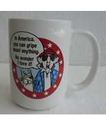 Maxine  Coffee Mug &quot;In America ... By Wagner Extra Large Stoneware Colle... - $18.99