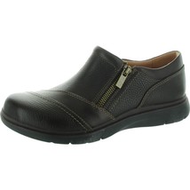 Clarks Certina Pure Womens Slip On 10 Wide Metallic Brown - $32.66