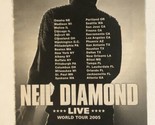 Neil Diamond Live World Tour 2005 Tv Guide Print Ad TPA5 - $5.93