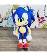 Toy Factory Sonic the Hedgehog Plush 18&quot; Go Sega Stuffed Animal  - £19.54 GBP
