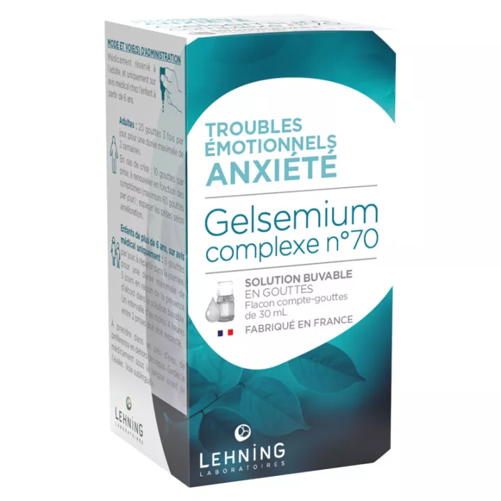 Lehning Gelsemiun Complex No 70 30ml - $35.18 CAD