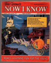 Walt Disney&#39;s Now I Know #47 1973-U.K-Cinderella-G - £25.20 GBP