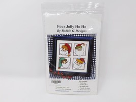 Bobbie G. Designs Counted Cross Stitch Kit - Four Jolly Ho Ho - $11.43