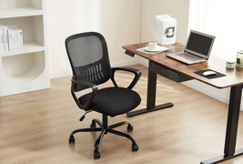 Office Computer Office Chair, Ergonomic Mid-Back Mesh Rolling Task Swive... - $352.53 MXN