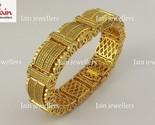 8 - 11Ct H-I/SI Real Natural Round Cut Diamonds Men's Bracelet 18 Kt Yellow Gold - $16,707.60