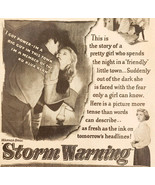 1951 Storm Warning Ronald Reagan Movie Advertisement Ku Klux Klan KKK DWY12 - €174,23 EUR