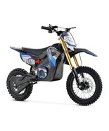 MotoTec Pro 36V 1000W Electric Off-Road Ready Dirt Bike in Blue - $879.00