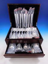 Silver Willow by Heritage Silverplate Flatware Set Service 49 pcs New Modern - £704.33 GBP
