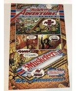 1991 3 Musketeers Big On Chocolate Print Ad Advertisement pa21 - $190.41 MXN