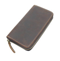 Vagarant Traveler Large Zipper Clutch Wallet A875.VD - £35.86 GBP