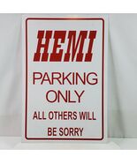 Vintage Hemi Parking Only Metal Sign 18x12 Inch Man Cave - $410.29 MXN