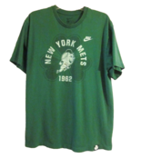 Nike St. Patrick&#39;s Day New York Mets T-Shirt Men&#39;s Large Loose Fit Baseball - £19.86 GBP