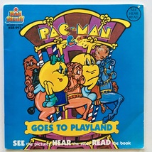 Pac-Man Goes To Playland 7&#39; Vinyl Record/Book, Kid Stuff-KSR 997, 1980 - £17.64 GBP