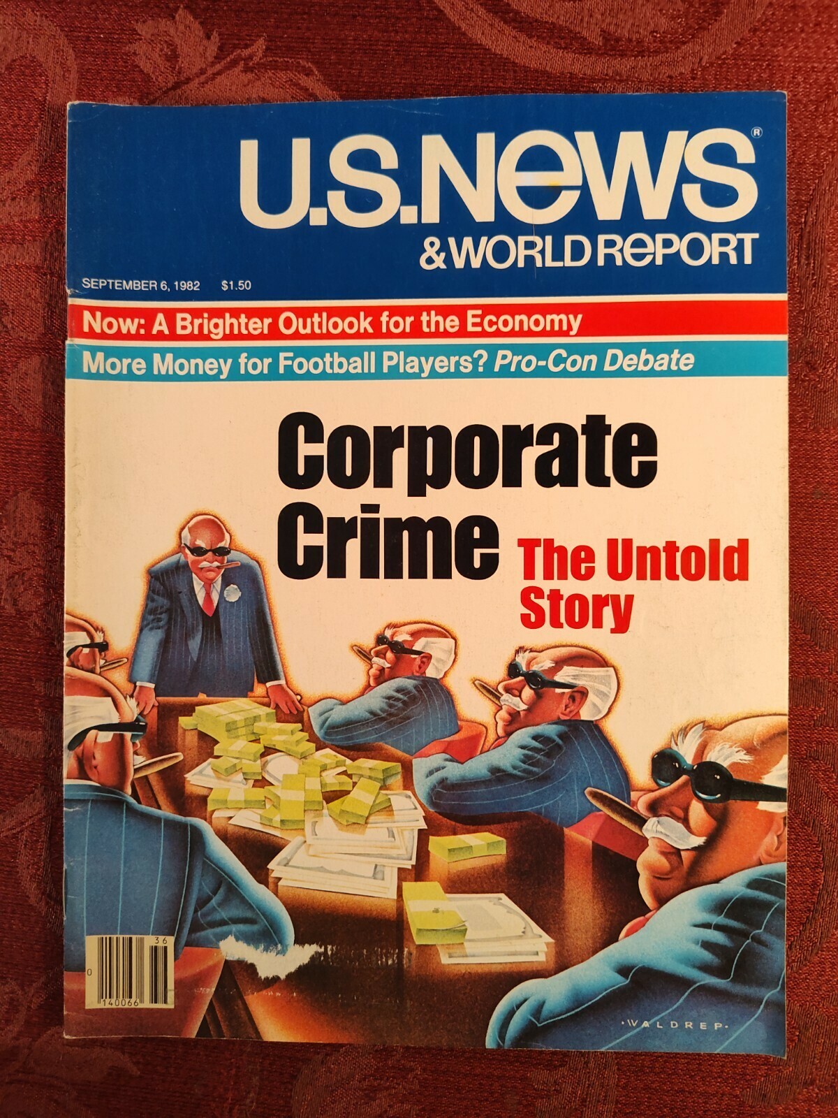 U S NEWS World Report Magazine September 6 1982 Corporate Crime The Unto... - $14.40